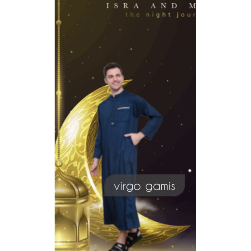 Qurta stelan, jubah Lis stelan. bahan toyobo