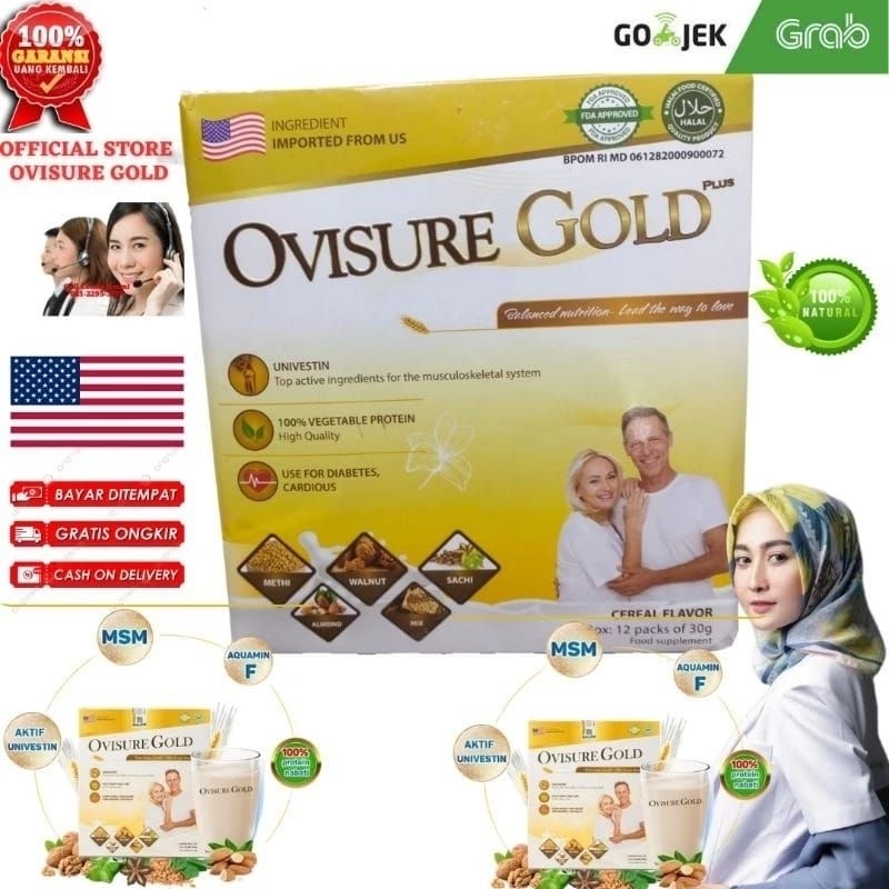 

OVISURE GOLD MILK OFFICIAL STORE ASLI SUSU HERBAL MENGOBATI NYERI TULANG OTOT SENDI SYARAF KEJEPIT AMPUH - Ovisure Gold Milk 100% Original BPOM