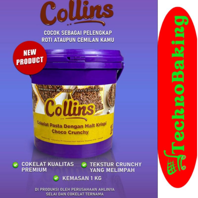 

COLLINS CRUNCHY 1KG SELAI COKLAT KRISPI