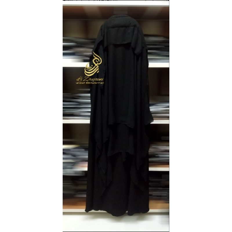Jilbab Safar Mesir Poni Yaman Purdah Kotak