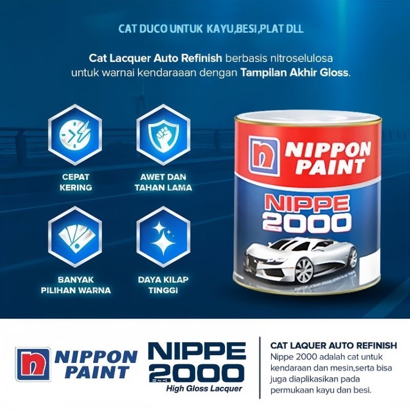 Nippe 2000 - 200cc, Cat mobil - motor, mesin kemasan 200cc