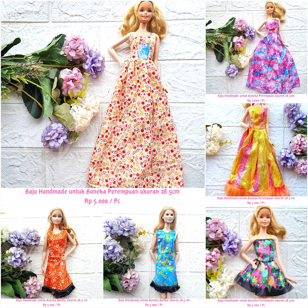 Baju Barbie Handmade - BBH 001 - Doll - Boneka
