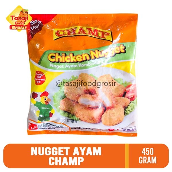 

Nugget Ayam Champ 450 Gram Nugget Kombinasi