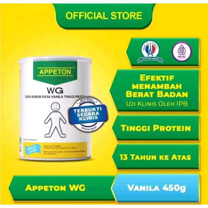 

APPETON WEIGHT GAIN ORIGINAL Susu Menambah Berat Badan BPOM