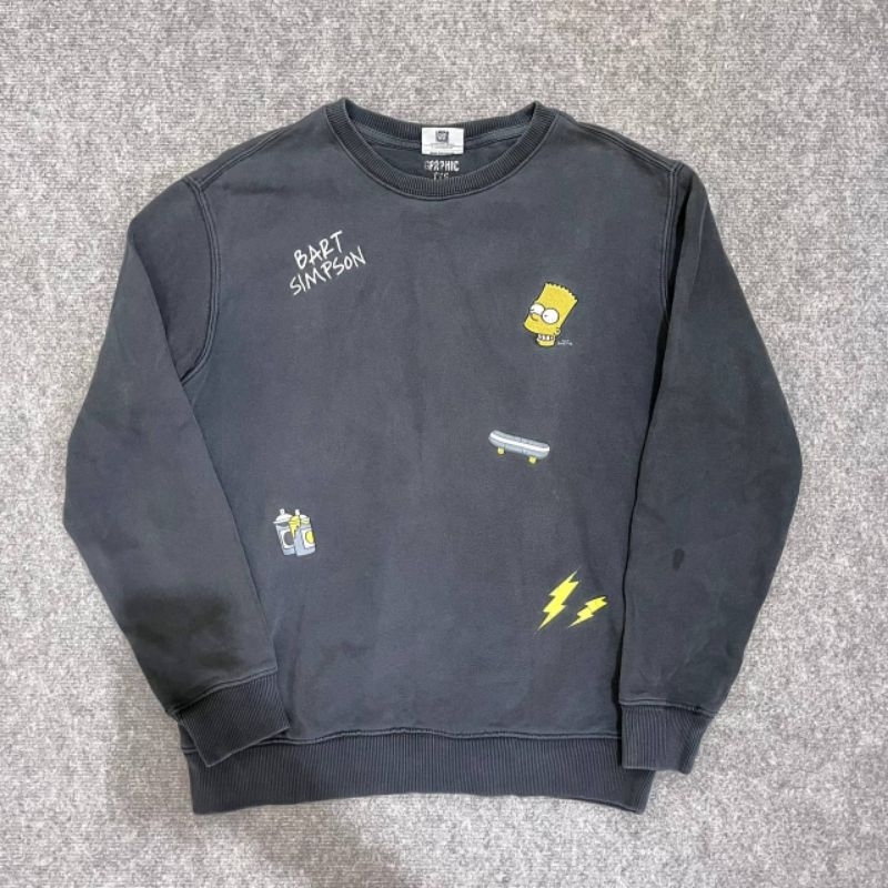Jaket Crewneck Hoodie by The Simpsons Original 100%