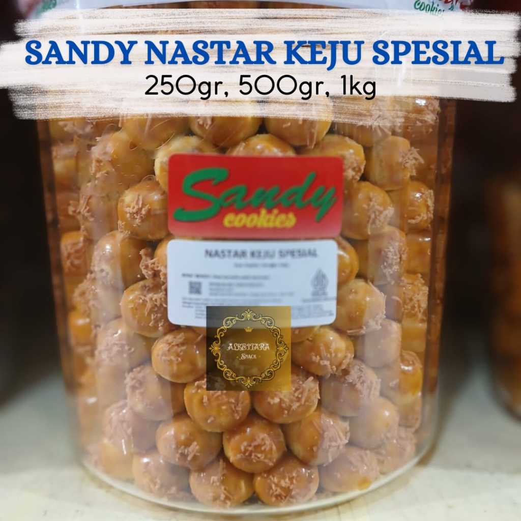 

ANEKA KUE LEBARAN SANDY | NASTAR SPESIAL | LIDAH KUCING | KASTENGEL KEJU | 250G/500G/1KG | KEMASAN MIKA