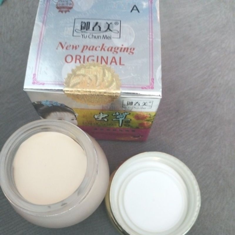 cream yu chun mei cream pagi import