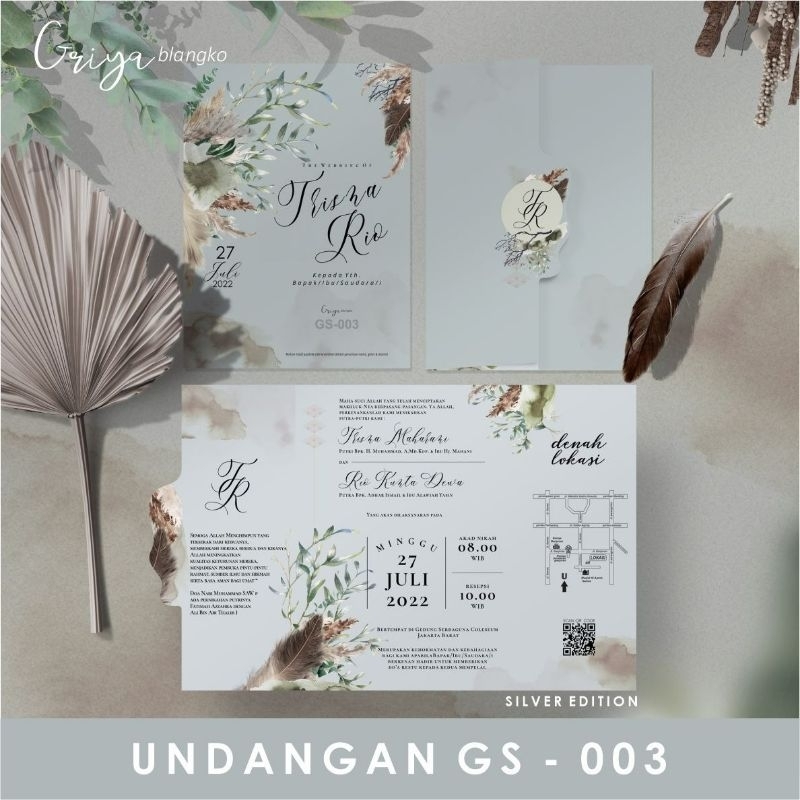 

Cetak Undangan Pernikahan GS 003