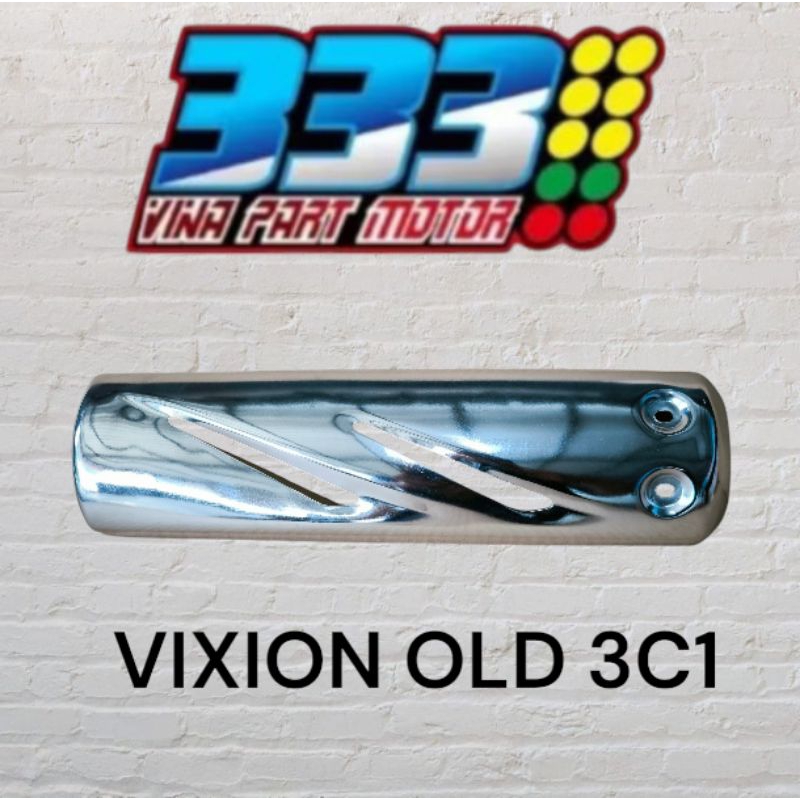 tameng knalpot Vixion old 3c1 tutup knalpot Vixion old cover knalpot Vixion old 3c1