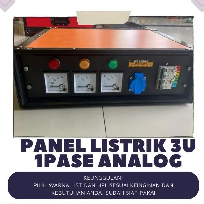 Panel Listrik 3u 1phase Analog