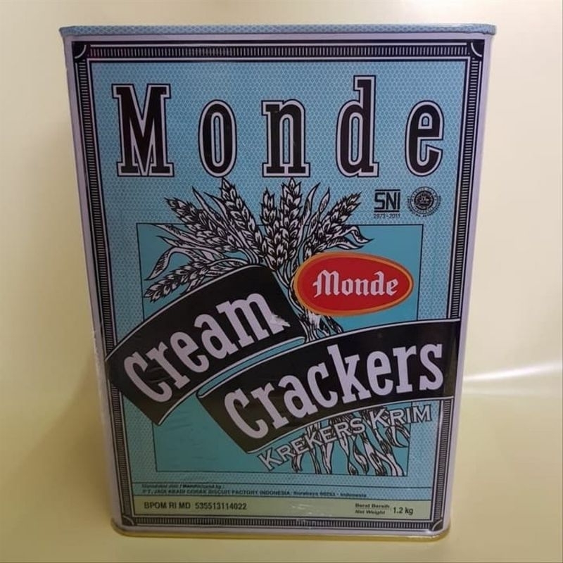 

Monde cream Cracker Biru