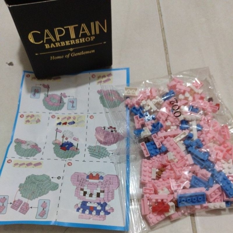 Nano Block hadiah Captain Barbershop