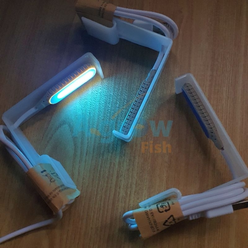 Lampu LED Biru Aquarium Mini Lampu Biru Soliter Cupang Lampu Usb Aquarium - agrowfish