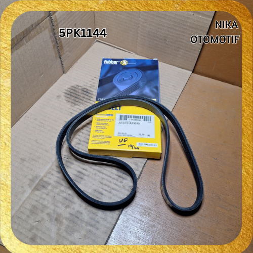 FAN BELT TALI KIPAS RIB BELT HONDA JAZZ GD3 OLD NEW CITY GD8 (5PK1144) MERK FABBER ORI