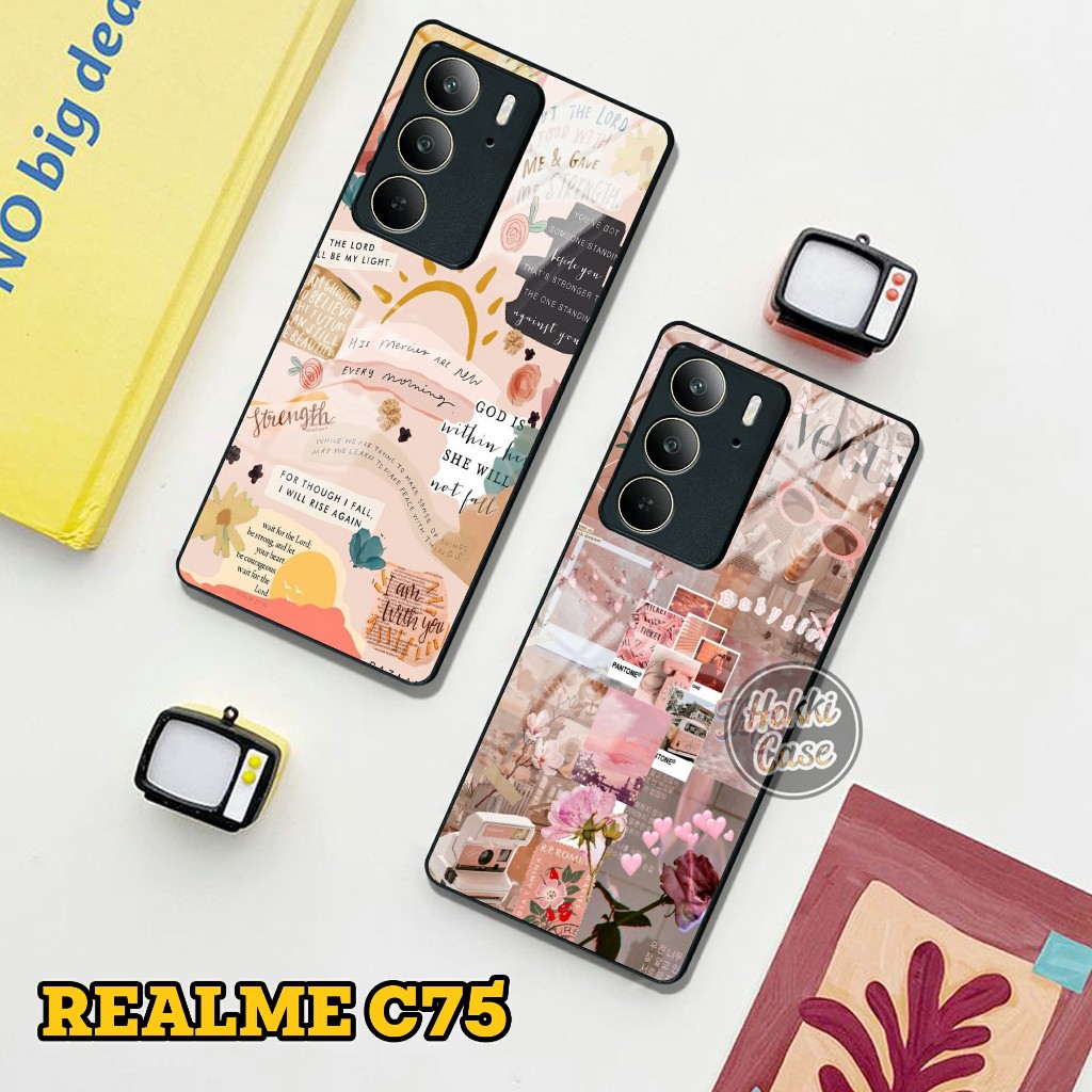 Casing Realme C75 Terbaru - Softcase Glass Realme C75 - Case Realme C75 - Silikon Realme C75 - Realm