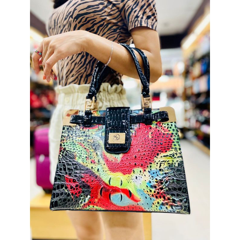 Tas Umano Vero Bijan Croco Lexis 3342-1 Tali Panjang Tas Slempang Tas Pesta Tas Bahu Tas Wanita Tas 