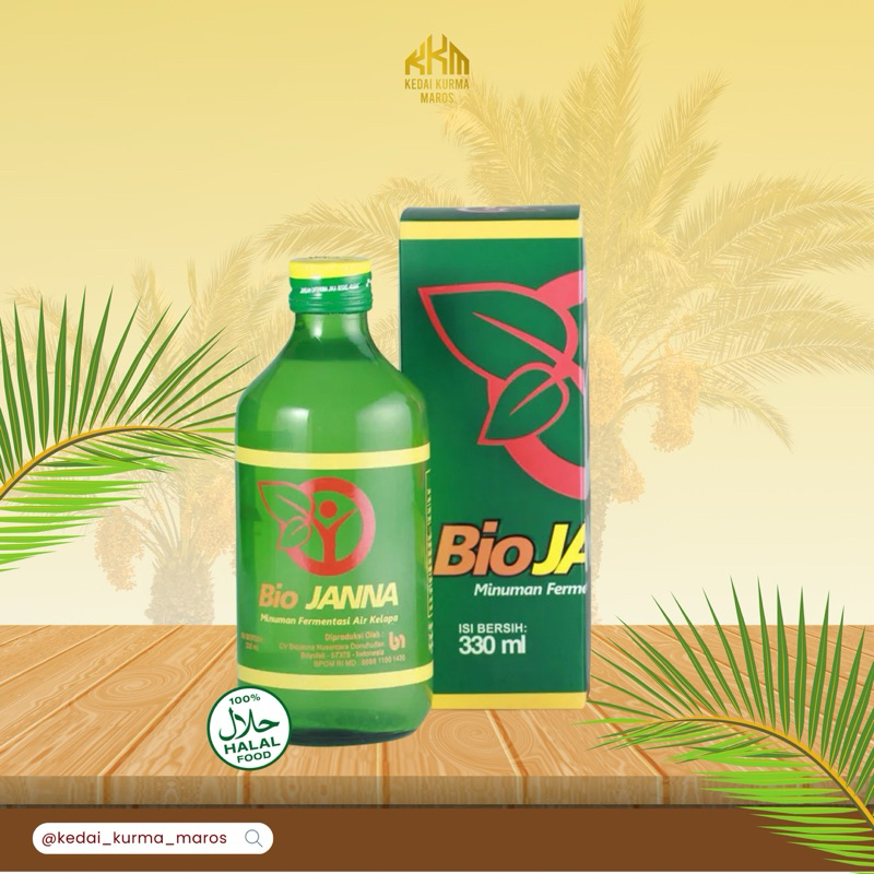 

Biojanna Super Multivitamin & Suplemen [330 mL] | minuman air kelapa yang di fermentasi