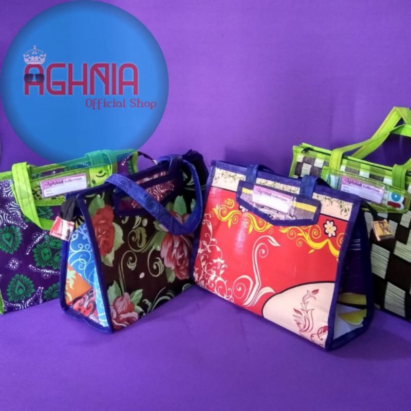 

[Paket 50Pcs] Tas Hajatan Motif (Muat 8Kg) / Tas Buwuh Grosir / Tas Souvenir Murah