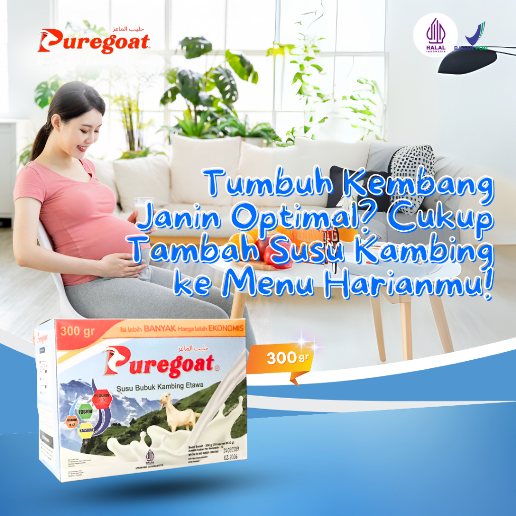 

Puregoat - Susu Kambing Bubuk Etawa 300Gram