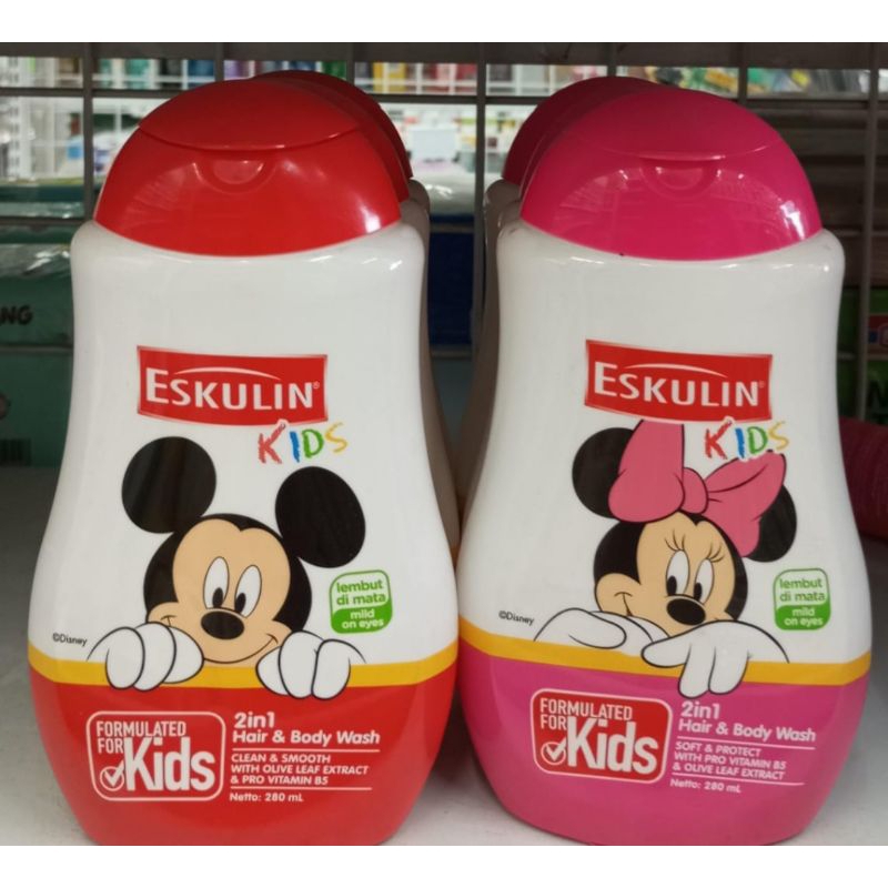 Eskulin kids hair and body wash