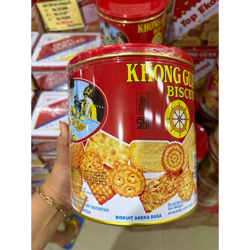 

[1 KALENG] KHONG GUAN BISCUIT MINI