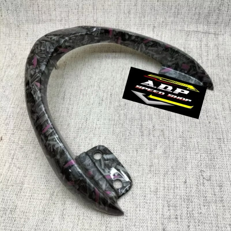 Behel Planger Jok belakang Beat karbu Carbon Forget Wtp begel pegangan jok belakang beat karbu carbo