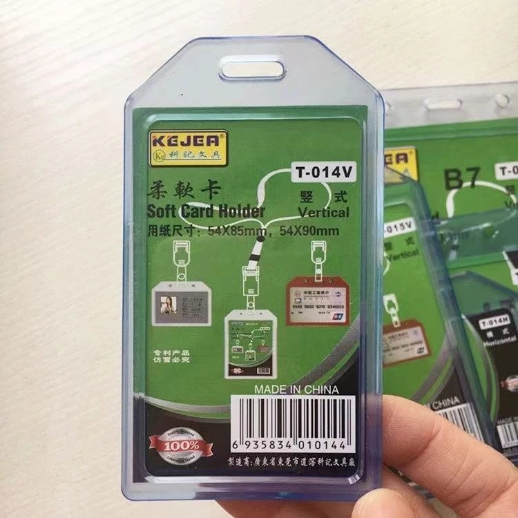 

KOTAK ID CARD TEMPAT ID CARD SOFT CARD HOLDER KARET LENTUR CLEAR