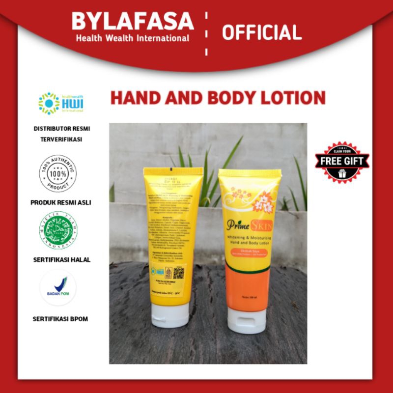 PRIME SKIN HAND AND BODY LOTION | PEMUTIH | HILANG BEKAS LUKA | BEKAS CACAR | KAKI PECAH PECAH
