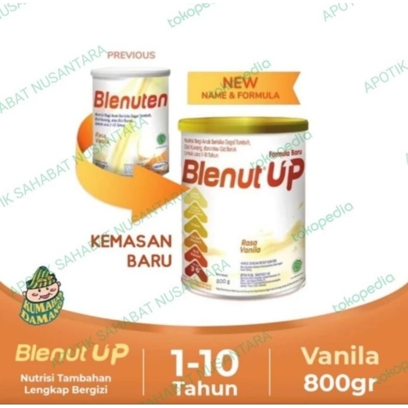 

SUSU BLENUT UP 800GR (BLENUTEN MEDIS) NUTRISI