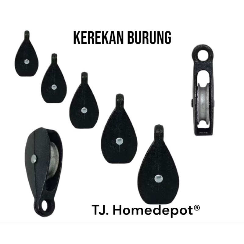 Kerekan Burung Katrol Kecil Kerekan Bendera Catrol Pulley