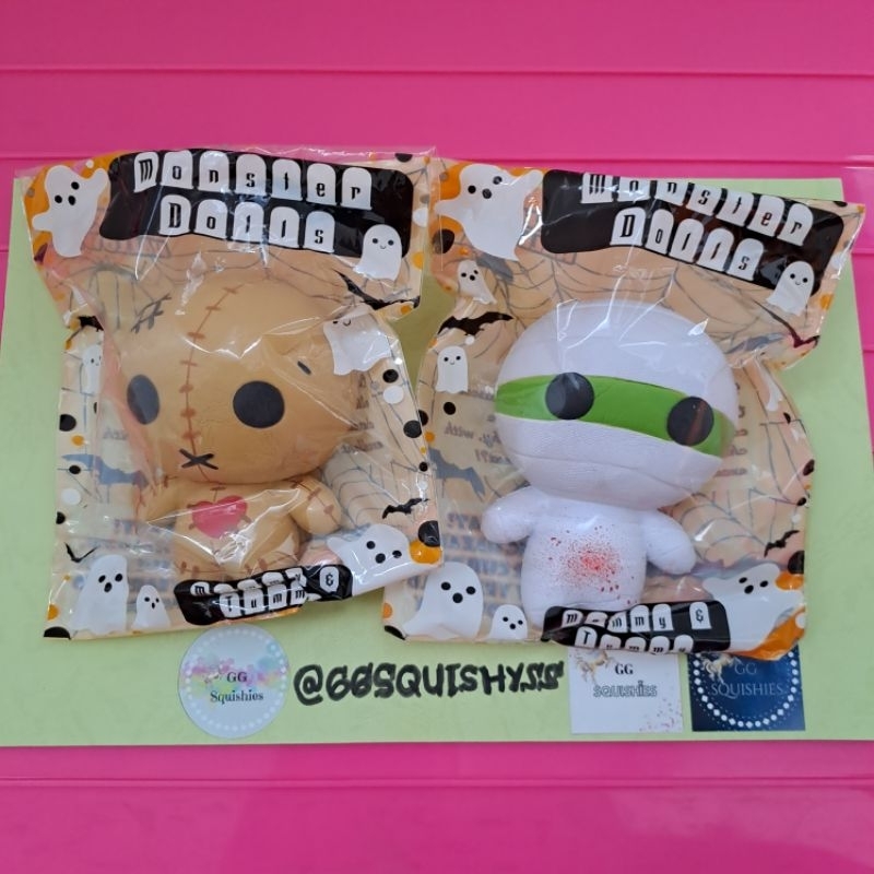 Monster Dolls Squishy Mummy and Tummy by Cutie Creative Original Rare BNIP Sale Murah Legend Segel
