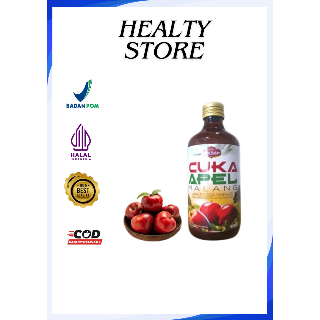 

Cuka Apel Natural Apple Cider Vinegar Royal Sultan