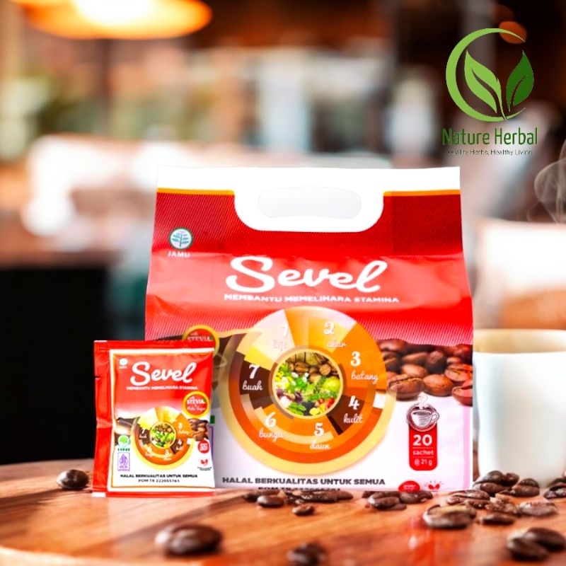 

SEVEL @20 SACHET | KOPI 7 ELMEN ORIGINAL Kaya Rempah - Herbal Jamu HNI BPOM