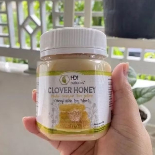 

Clover honey 250gr exp 2028 + sendok kayu