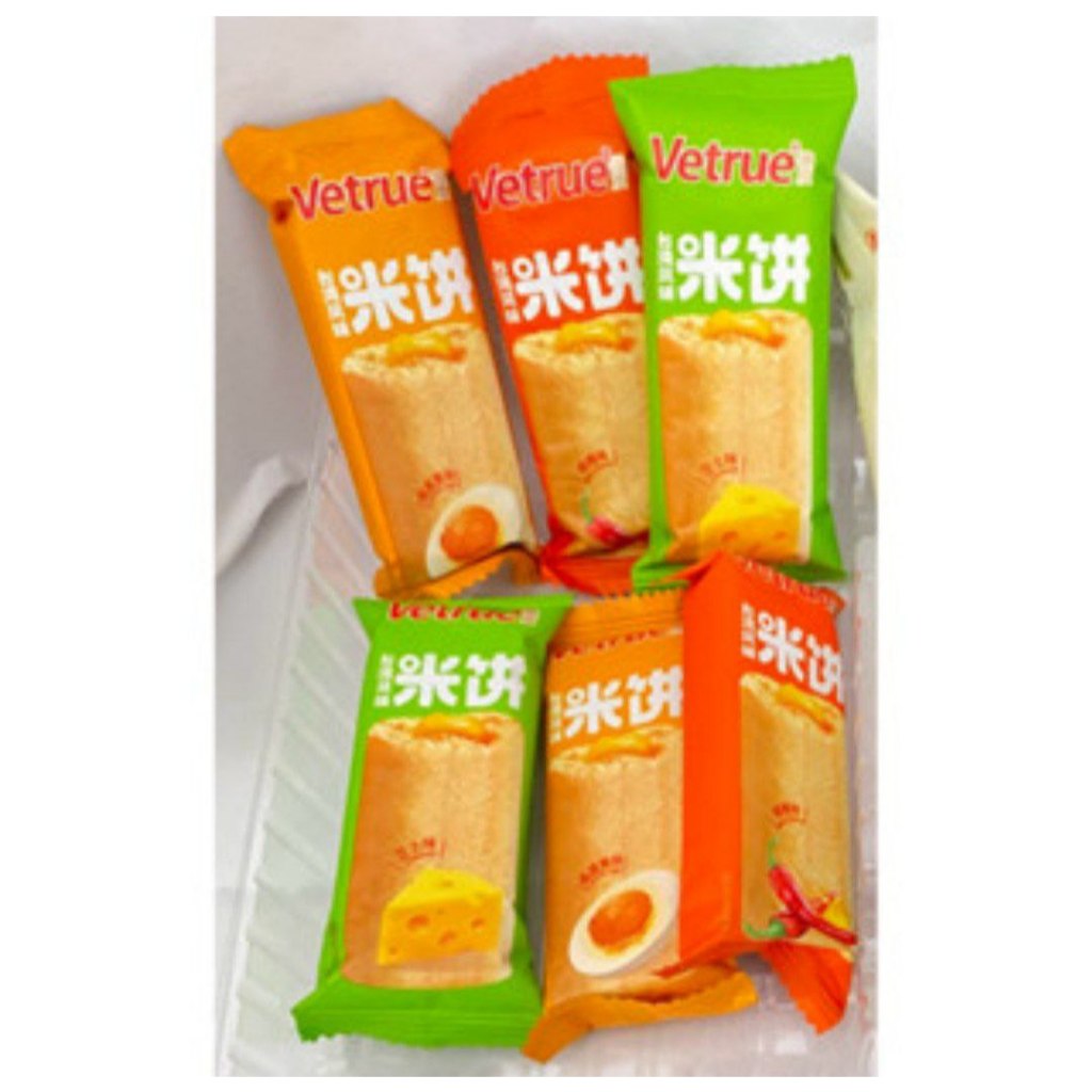 

Vetrue Japanese Taiwan Rice Crispy Crackers Krekers Beras Ecer