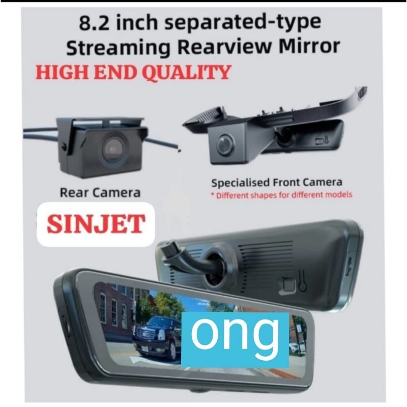 kaca spion dalam tengah camera dashcam DVR suzuki jimny