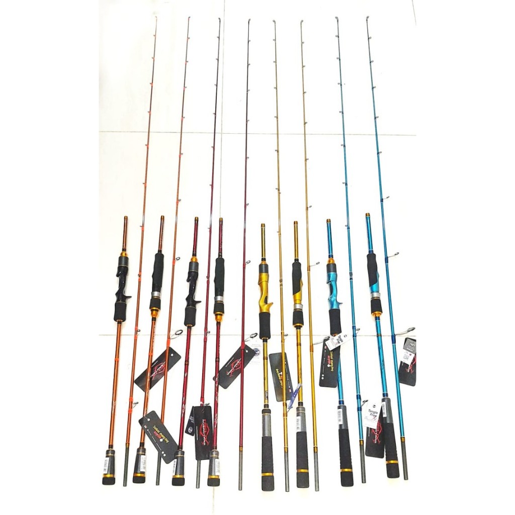 Joran Jabrik OH PE 0.6 0.8 1.2 2.0 Relix Nusantara ROD Overhead Light Jigging Series | Rod Protector