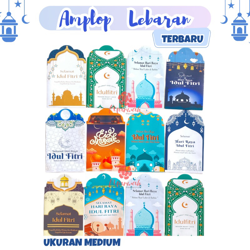 

Amplop Lebaran Uk Medium Motif Islami isi 10 pcs Amplop Idul Fitri Angoau Lebaran Amplop THR
