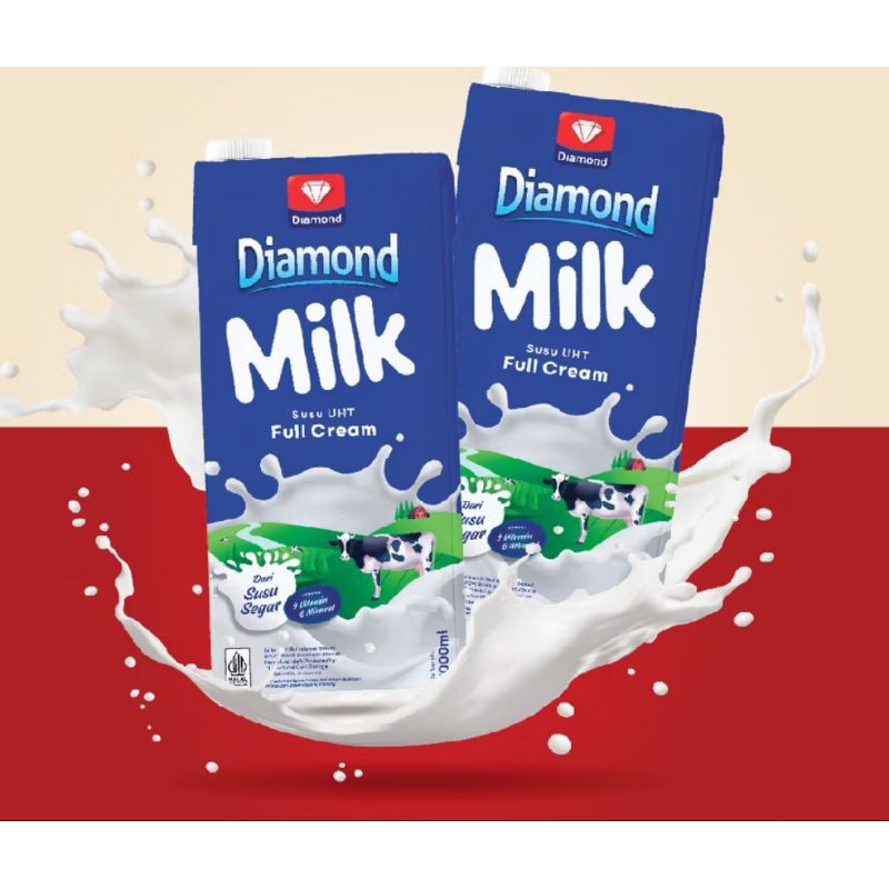 

Diamond Milk Susu UHT Full Cream 1 DUS/karton