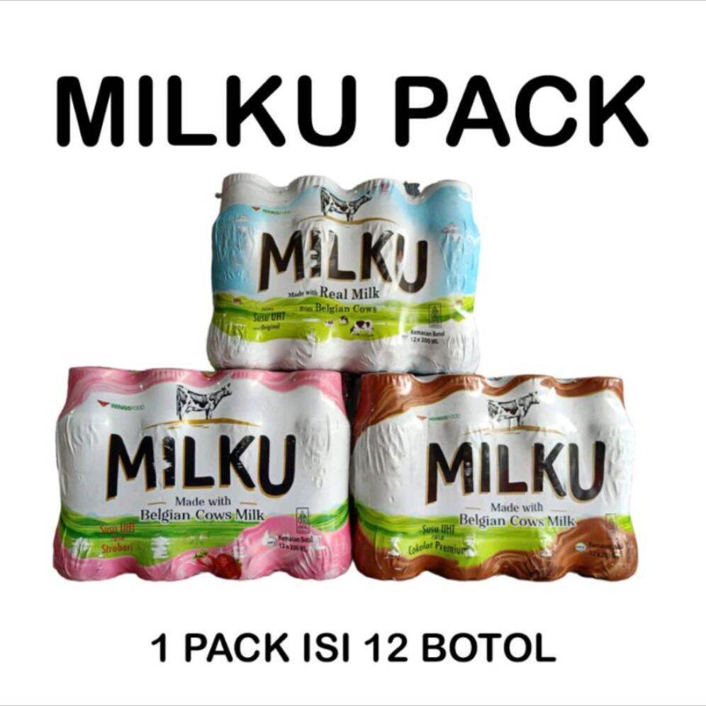 

Milku Susu UHT 200Ml x 12 Botol