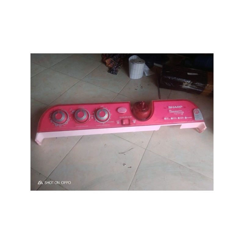 COVER TIMER MESIN CUCI SHARP DOLPHIN 2 TABUNG FULL SET ORIGINAL COPOTAN