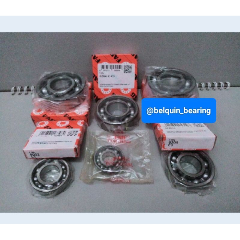 Bearing 6205 C3 Fag Set Mesin Rasio Kruk As Fizr Force Fulset Hi speed C3
