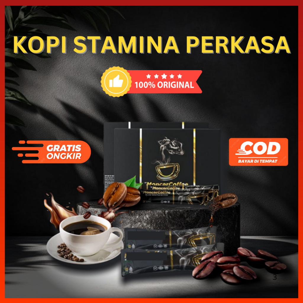

KopiMoceerr Coffee Original KOPI HERBAL PRIA DEWASA SUMBER ENERGI KUAT TAHAN LAMA DI RANJANG BPOM