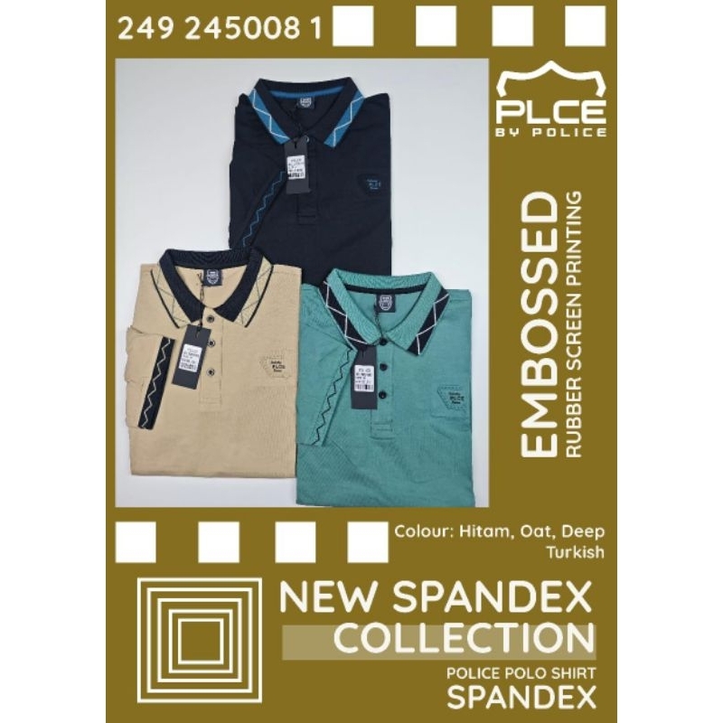 (NEW) Kaos Krah Pria PLCE DENIM ORIGINAL 02