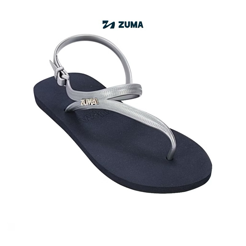Sandal Zuma Ladies Elsa Navy Grey