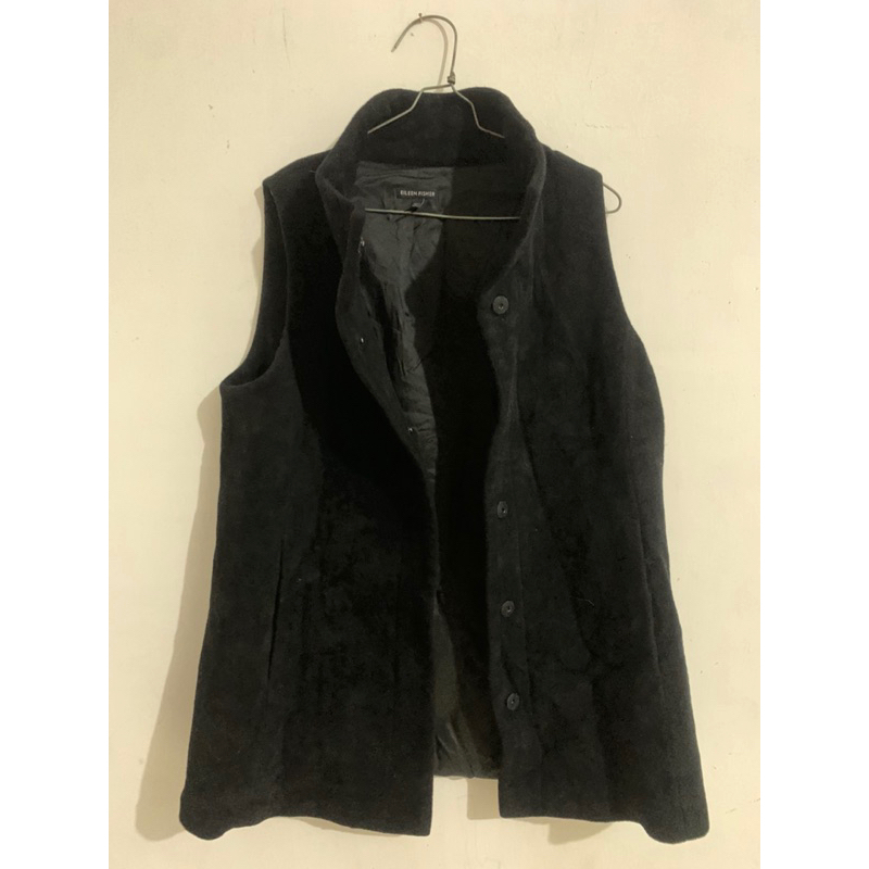 Vest second bulang & Celana Jeans Hitam