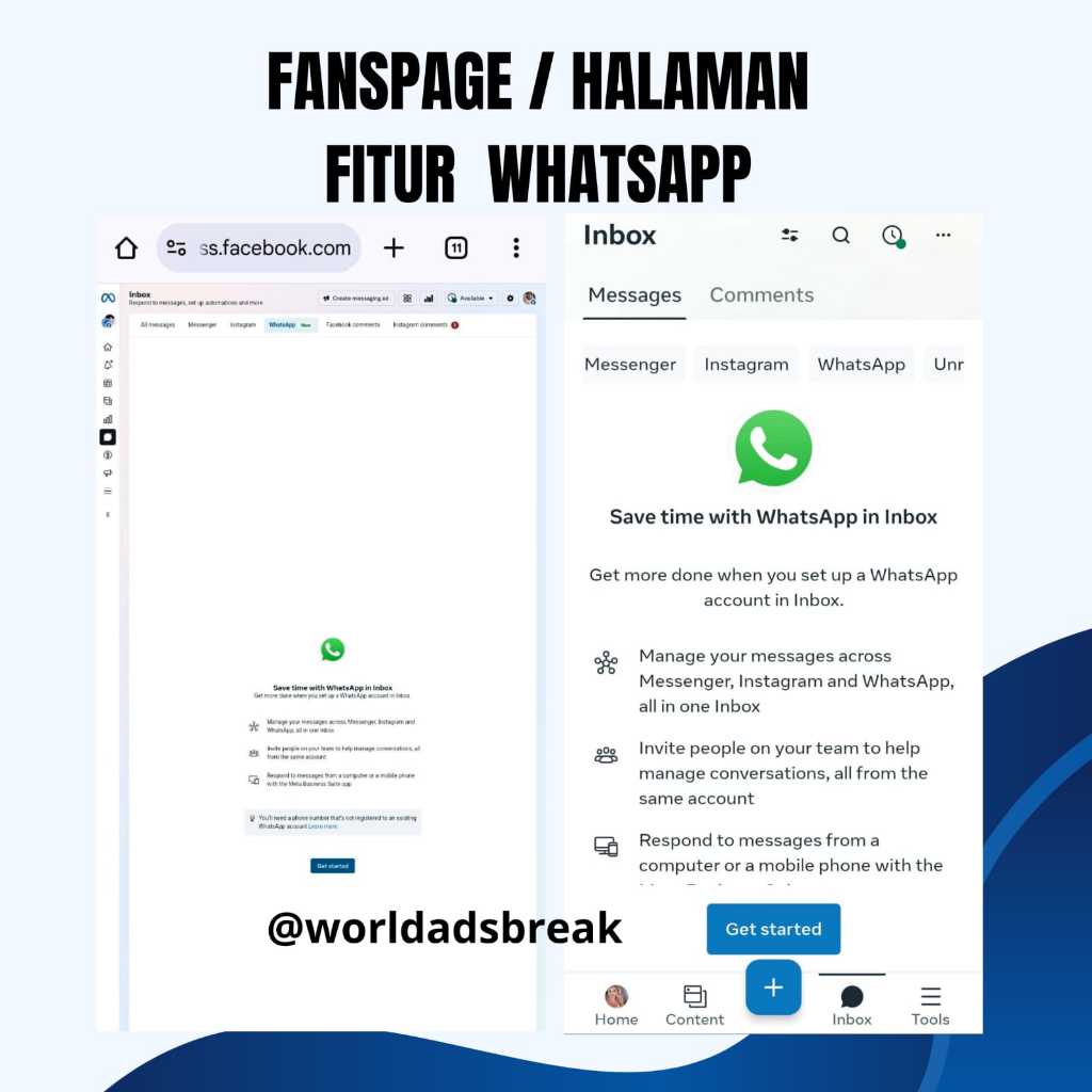 Halaman / Fanspage fitur WA