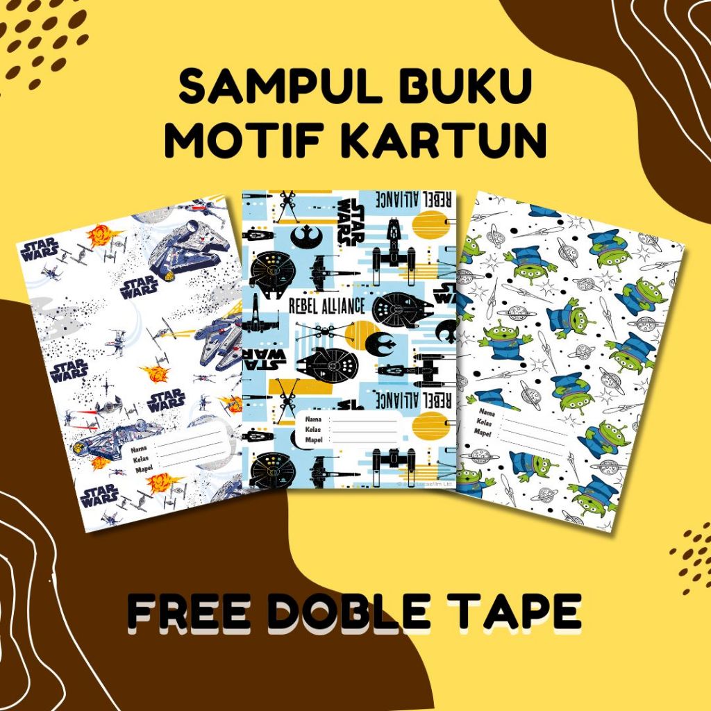 

SAMPUL BUKU TULIS CUSTOM NAMA, KELAS DAN MAPEL SIDU CAMPUS BIGBOSS MOTIF KARTUN (ISI 10 PCS) FREE DOBLE TAPE