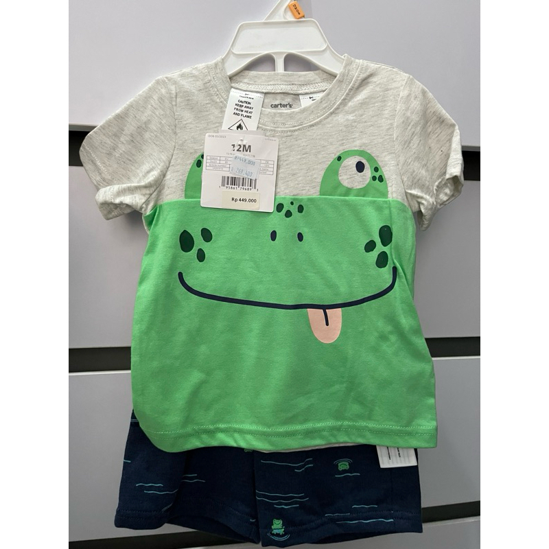 carters original set baju kodok