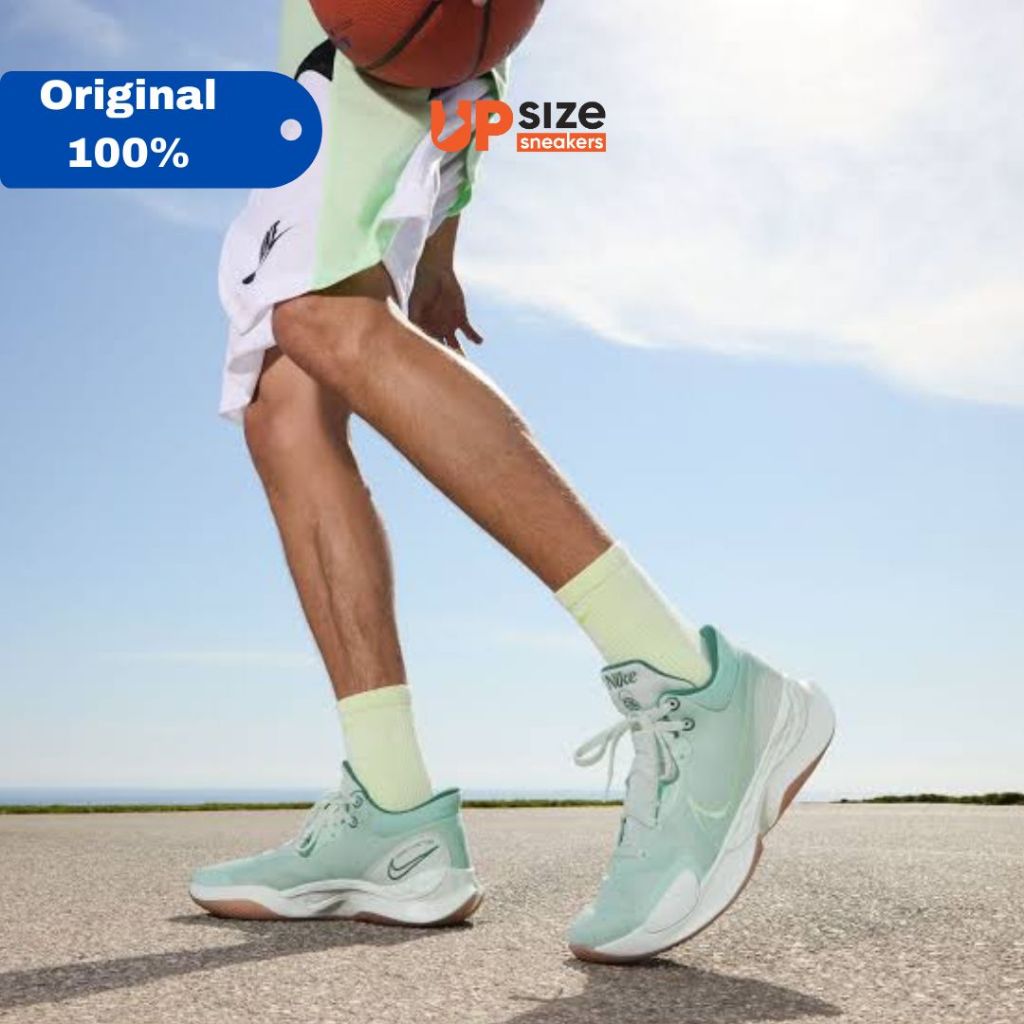 SEPATU BASKET PRIA NIKE RENEW ELEVATE III BARLEY GREEN DD9304 301 ORIGINAL ASLI BNIB